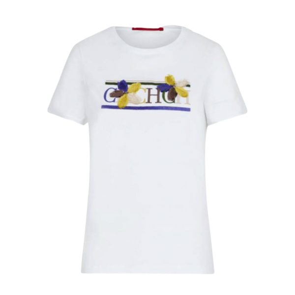 A-Playera Carolina Herrera Blanco Floral 32CM742307701