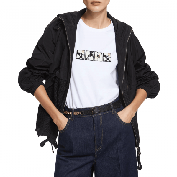 Blusa CH - P1-1 A-Playera Carolina Herrera Blanco 32CM741806941