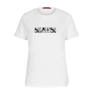 Blusa CH - P1 A-Playera Carolina Herrera Blanco 32CM741806941