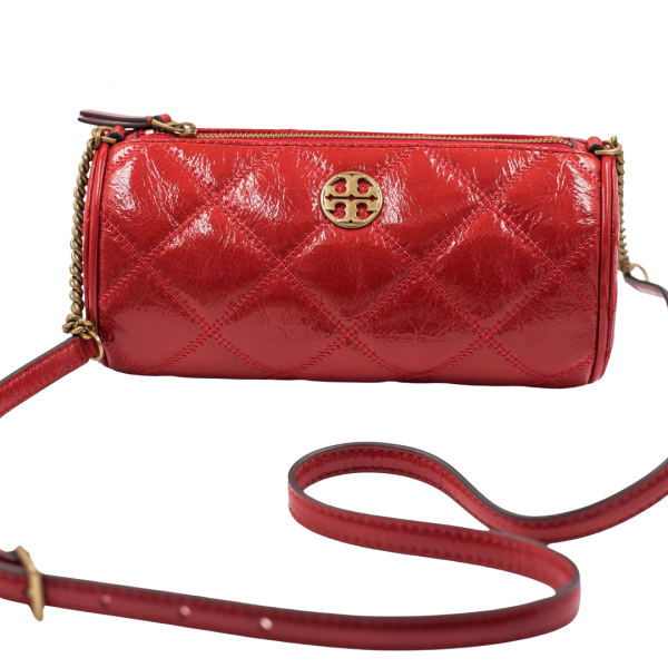 Crossbody Tory Burch Rojo Cilíndrico 153364