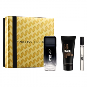 Set Perfume Carolina Herrera 212 VIP Black De Caballero