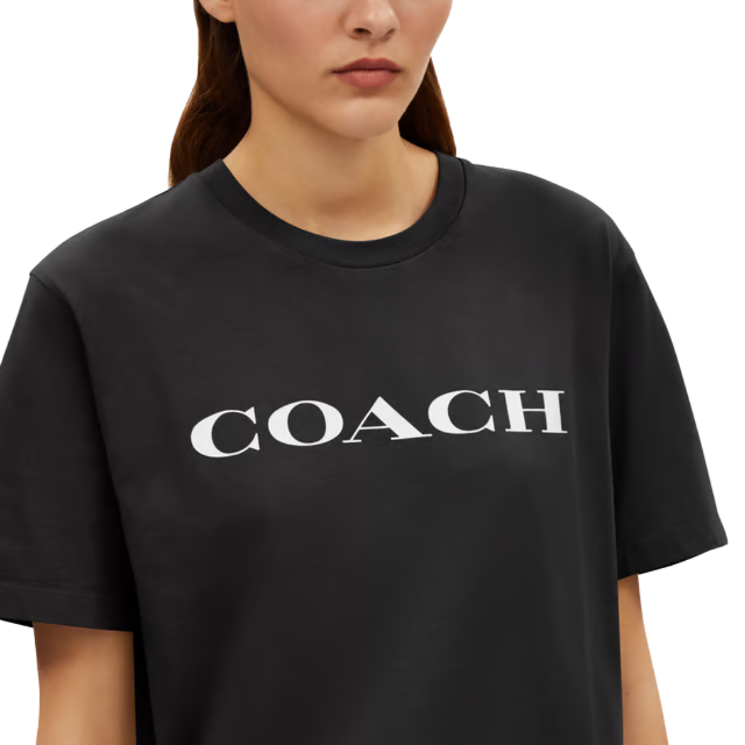 Cr035 Playera Coach Negro CR035 – Arella Boutique