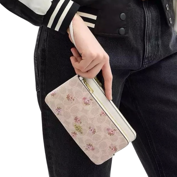 MUÑEQUERA COACH F1-2 Muñequera Coach Beige Monograma CAR09