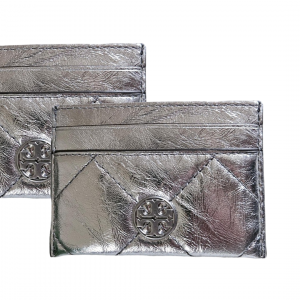 Tarjetero Tory Plata A-Tarjetero Tory Burch Plateado P0425