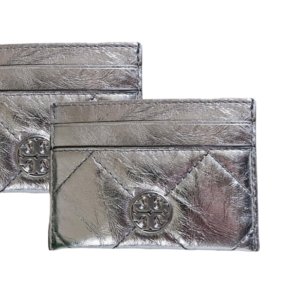 Tarjetero Tory Plata A-Tarjetero Tory Burch Plateado P0425