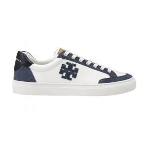 Tory Blancos con Azul-1 A-Tenis Tory Burch Blanco / Azul 161131