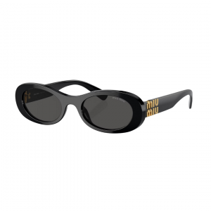 Lentes Miu Miu Ovalados Negro SMU06Z