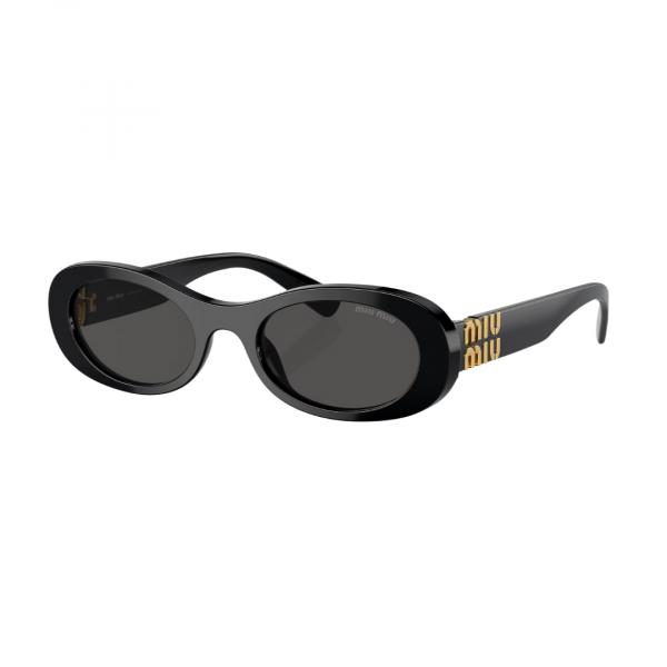 Lentes Miu Miu Ovalados Negro SMU06Z
