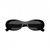 Lentes Miu Miu Ovalados Negro SMU06Z