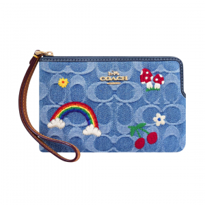 Muñequera Coach Azul Mezclilla CDF35